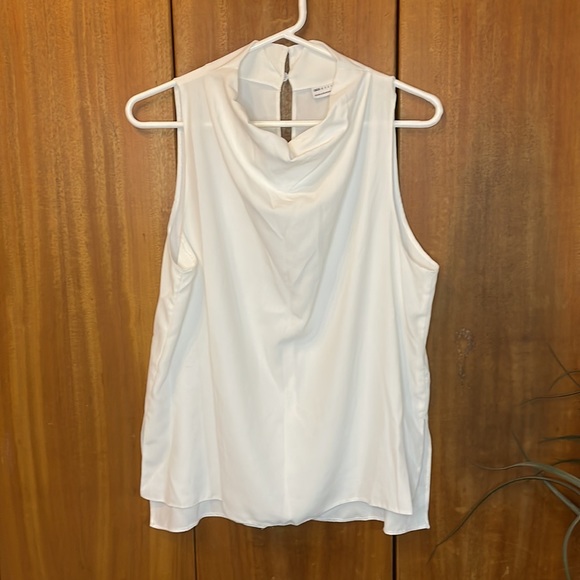 ASOS Design Drape Neck top in Ivory - Picture 5 of 6
